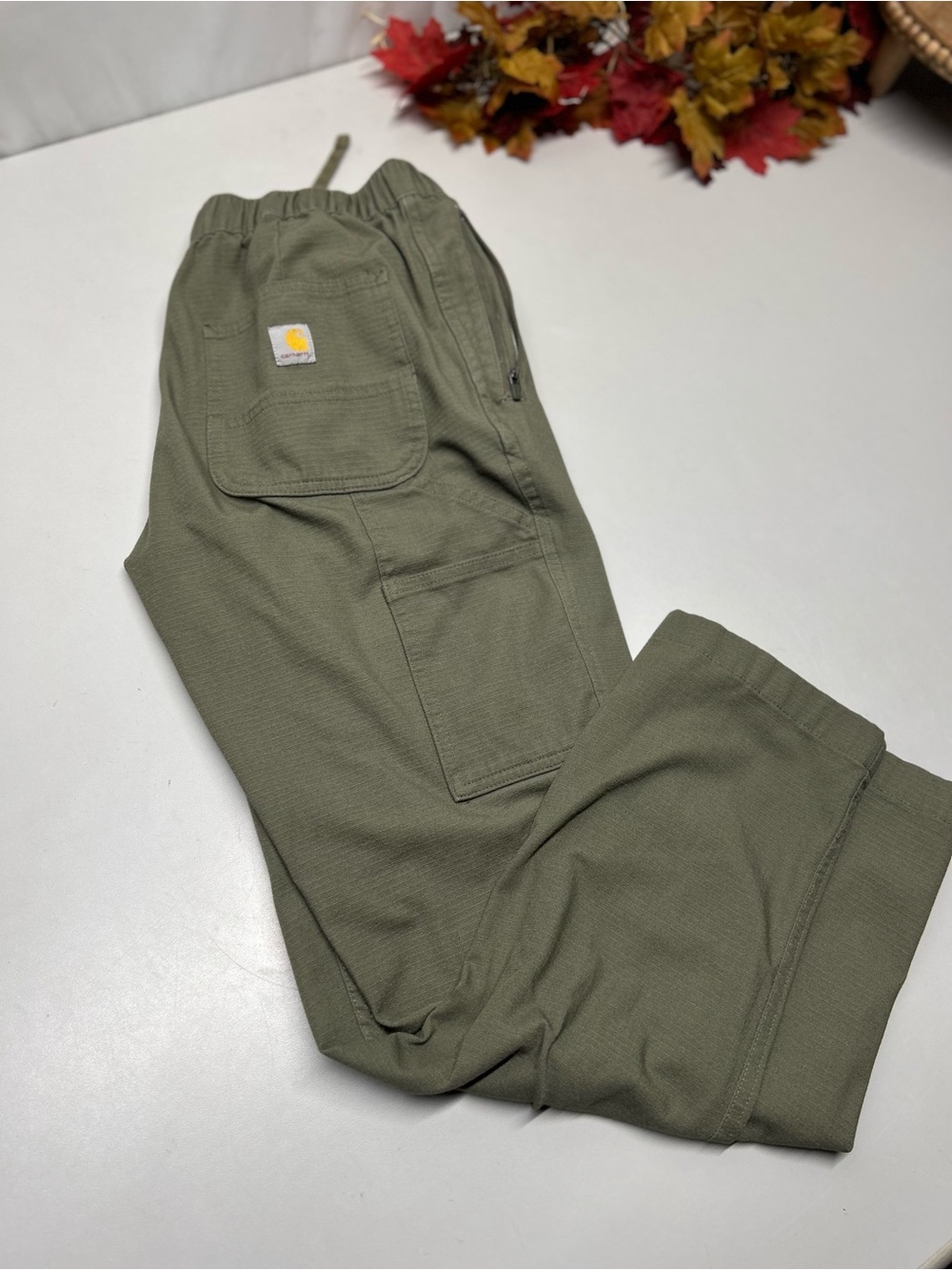 Carhartt Olive Utility Cargo Jogger Pants